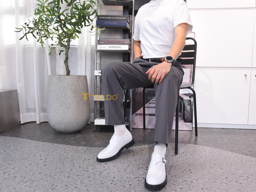Giày cao 7cm siêu nhẹ da thật 13